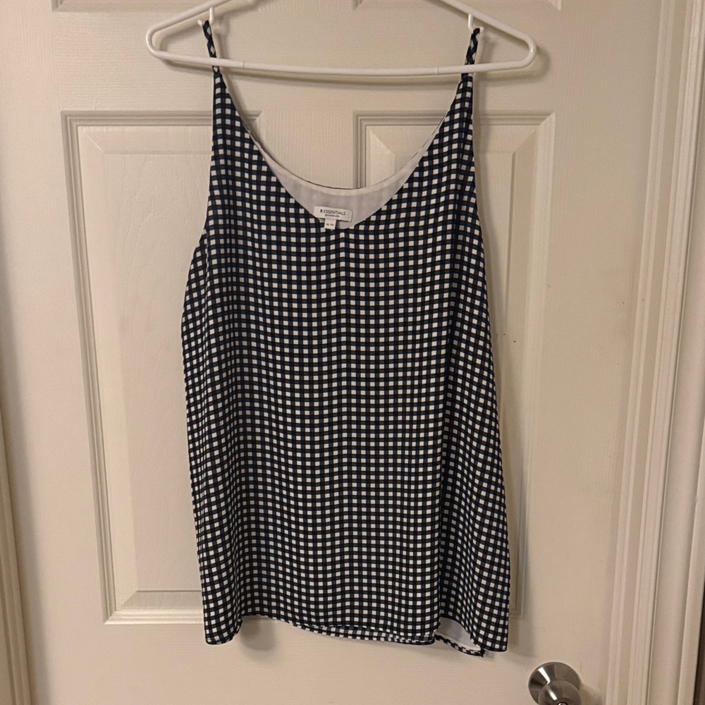 Reitmans Black and White Gingham Camisole